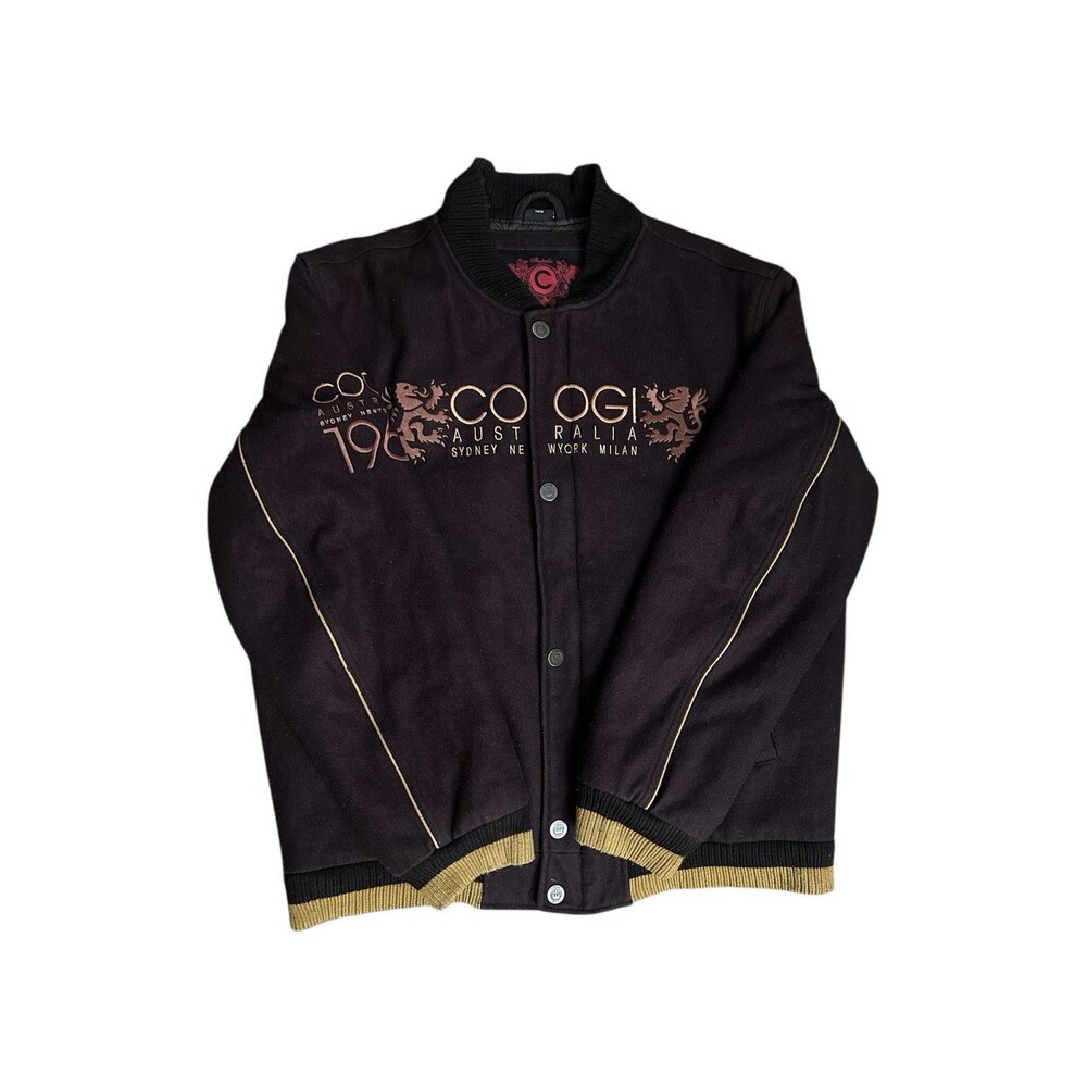 Coogi Mens Wool Blend Jacket L Australia Sydney New York Milan Street VTG Y2K